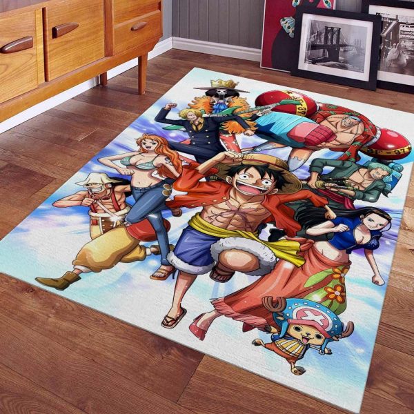 Tapis Monkey D. Luffy Et Ses Amis 06 Tapis Chambre – Image 2
