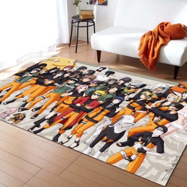 Tapis Naruto Shippuuden Anime Tous Les Personnages 1011 Tapis Chambre – Image 2