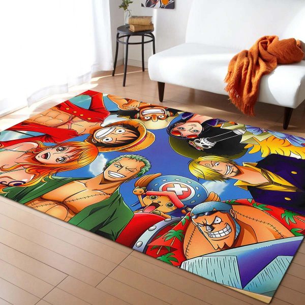 Tapis Monkey D. Luffy Et Ses Amis 04 Tapis Chambre – Image 2
