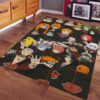 Tapis L'Équipe Akatsuki Dans Naruto Manga 1002 Tapis Chambre