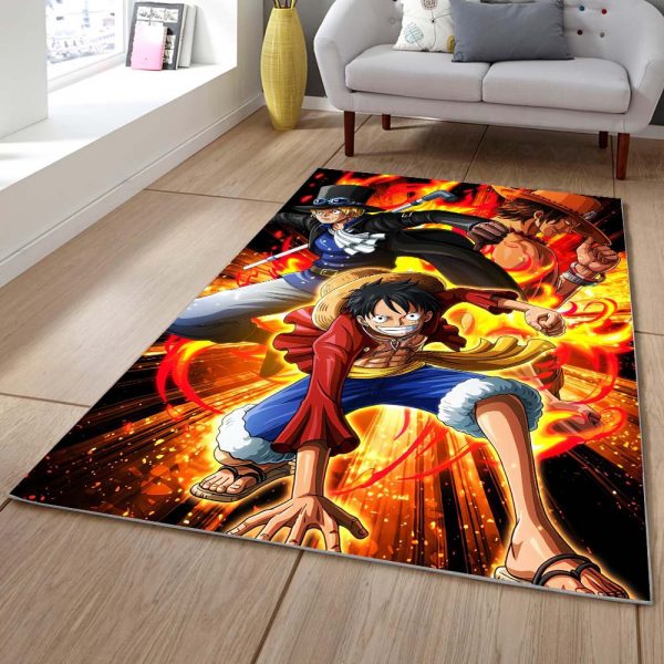 Tapis One Piece Luffy Et Tous Les Personnages 1012 Tapis Chambre – Image 2