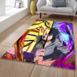 Tapis Naruto Uzumaki Et Sasuke Uchiha 1005 Tapis Chambre