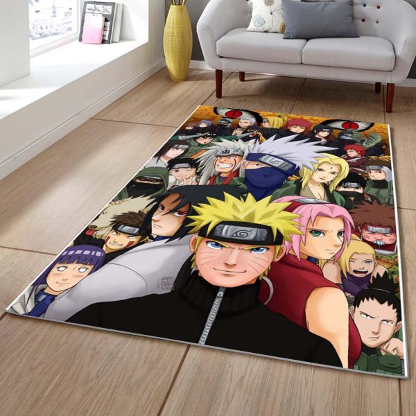 Tapis Naruto Tous Les Personnages 1011 Tapis Chambre – Image 2