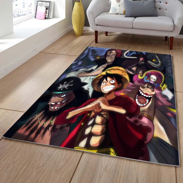 Tapis Luffy Et Yonko One Piece Tapis Chambre – Image 2