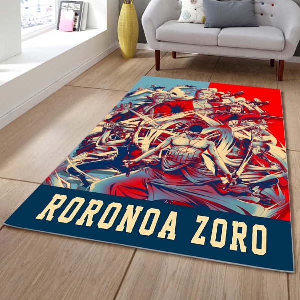 Tapis Roronoa Zoro One Piece 11 Tapis Chambre – Image 2