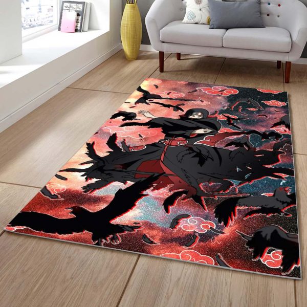 Tapis Itachi Uchiha Akatsuke 1004 Tapis Chambre – Image 2