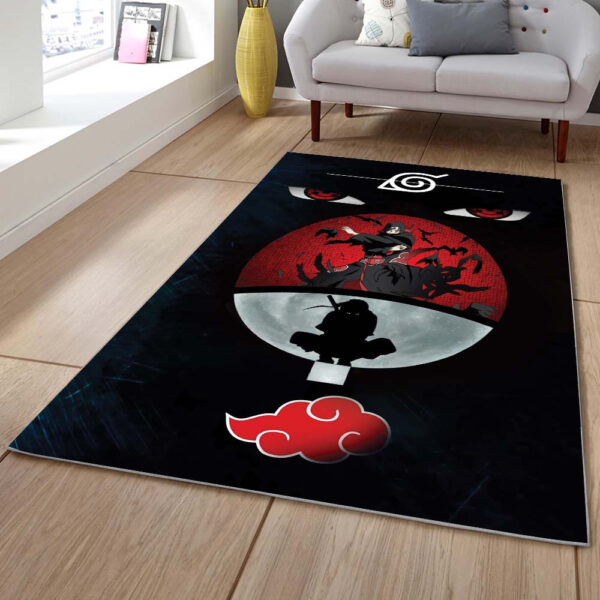 Tapis Itachi Uchiha Akatsuke 1002 Tapis Chambre – Image 2