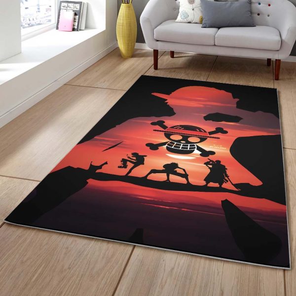 Tapis Monkey D. Luffy Et Ses Amis Tapis Chambre – Image 2