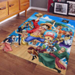 Tapis One Piece Tous Les Personnages Boivent De La Bière 1002 Tapis Chambre