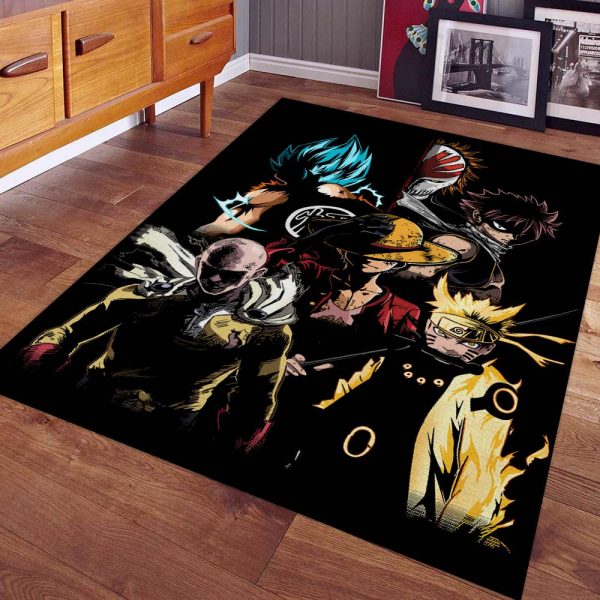 Tapis One Piece Luffy Et Personnages D'Anime Tapis Chambre – Image 2