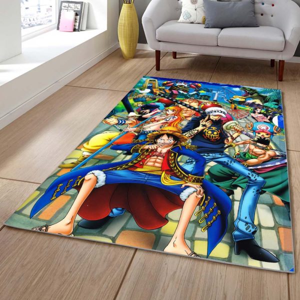 Tapis One Piece Luffy Et Tous Les Personnages 1005 Tapis Chambre – Image 2