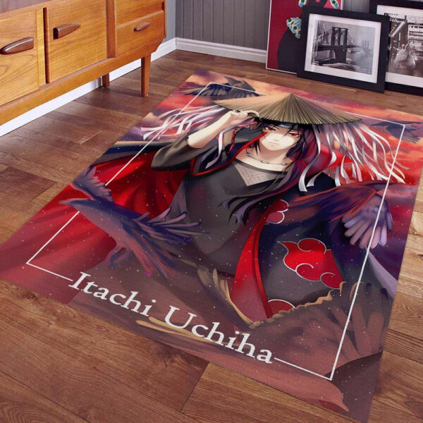 Tapis Itachi Uchiha Dans Naruto Cool 02 Tapis Chambre – Image 2