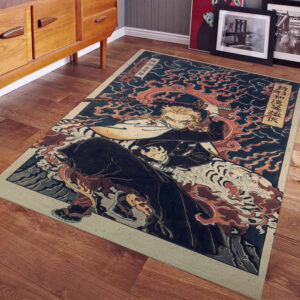 Tapis Rengoku Demon Slayer Kimetsu No Yaiba 2 Tapis Chambre