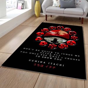 Tapis Itachi Uchiha Akatsuke 1003 Tapis Chambre