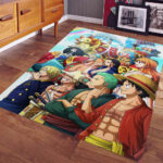 Tapis One Piece Luffy Et Tous Les Personnages 1008 Tapis Chambre