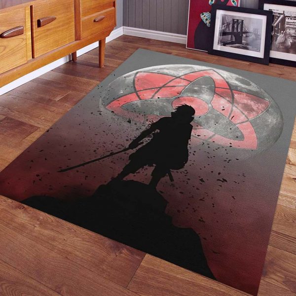 Tapis Sasuke Sharingan Lune De Sang 1001 Tapis Chambre – Image 2