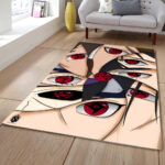 Tapis Sharingan D’Uchiha Akatsuki Tapis Chambre