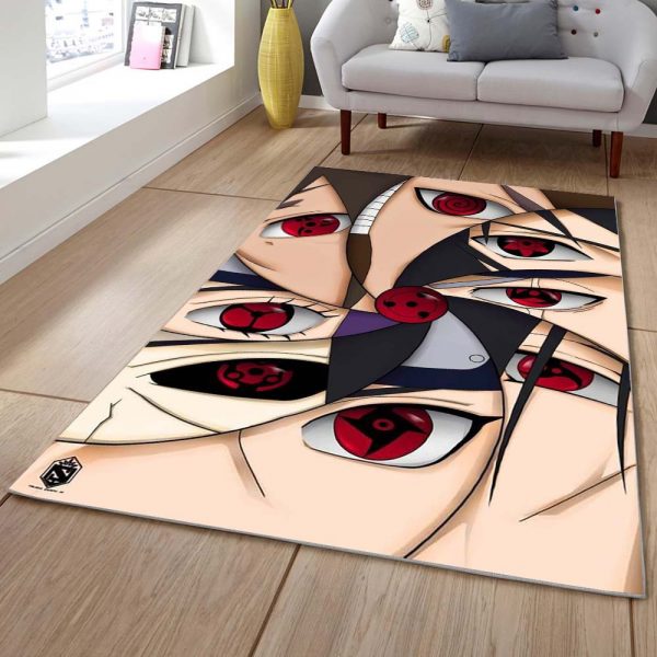 Tapis Sharingan D'Uchiha Akatsuki Tapis Chambre
