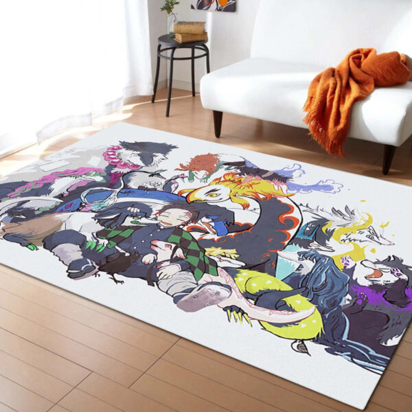 Tapis Personnages De Demon Slayer Kimetsu No Yaiba 1002 Tapis Chambre – Image 2