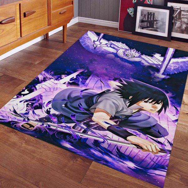 Tapis Uchiha Sasuke Dans Le Personnage De Naruto 1003 Tapis Chambre – Image 2