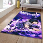 Tapis Uchiha Sasuke Dans Le Personnage De Naruto 1003 Tapis Chambre