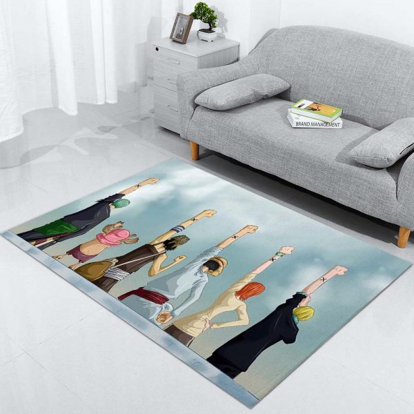 Tapis Monkey D. Luffy Et Ses Amis 03 Tapis Chambre – Image 2