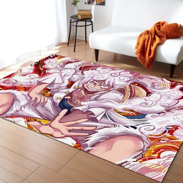 Tapis Monkey D. Luffy One Piece Gear 5 Cool 04 Tapis Chambre – Image 2