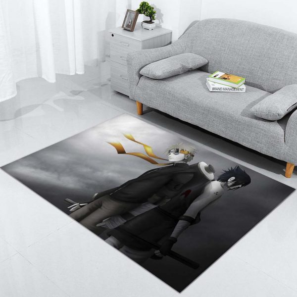 Tapis Naruto Uzumaki Et Sasuke Uchiha 1004 Tapis Chambre – Image 2