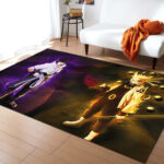 Tapis Naruto Et Uchiha Sasuke Se Battent Tapis Chambre