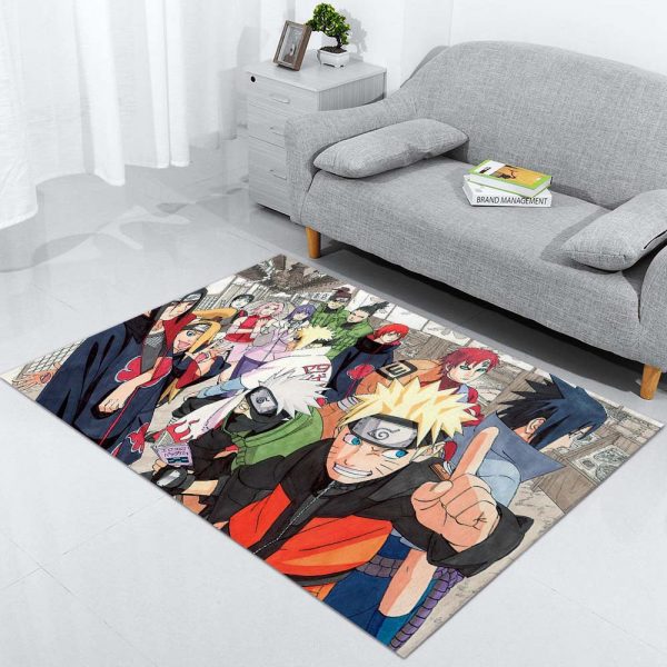Tapis Naruto Shippuuden Naruto Tous Les Personnages 1009 Tapis Chambre – Image 2