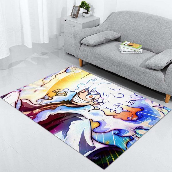 Tapis Monkey D. Luffy One Piece Gear 5 Cool 2 Tapis Chambre – Image 2