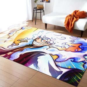 Tapis Monkey D. Luffy One Piece Gear 5 Cool 2 Tapis Chambre