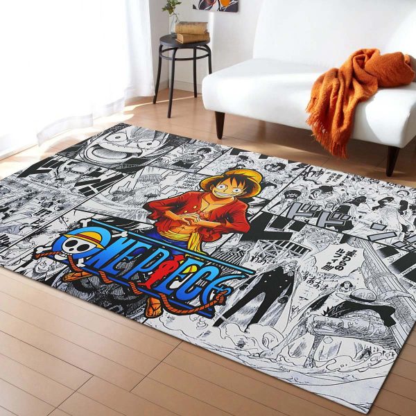 Tapis Monkey D. Luffy One Piece Manga 3 Tapis Chambre – Image 2