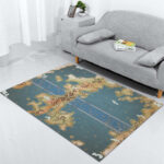 Tapis Carte Du Monde Complète One Piece Tapis Chambre