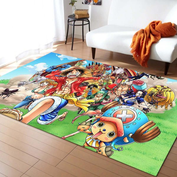 Tapis One Piece Luffy Et Tous Les Personnages 1001 Tapis Chambre – Image 2