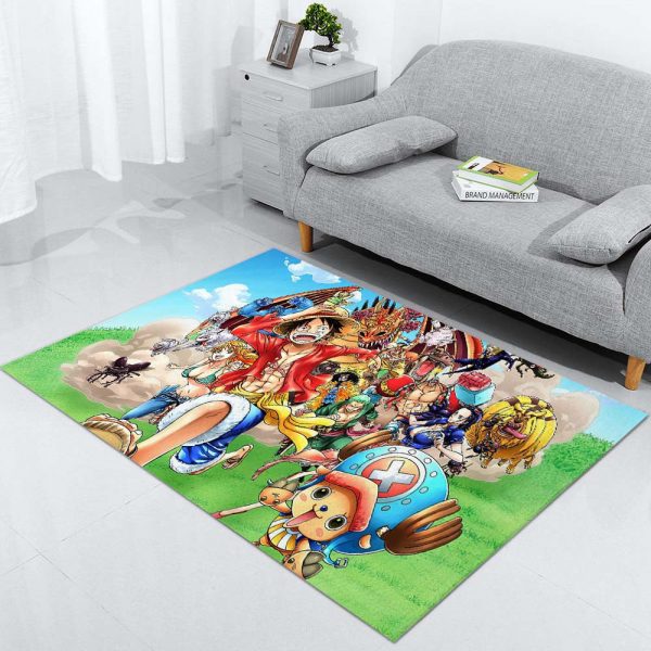 Tapis One Piece Luffy Et Tous Les Personnages 1001 Tapis Chambre