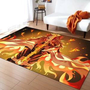 Tapis Rengoku Demon Slayer Kimetsu No Yaiba 4 Tapis Chambre