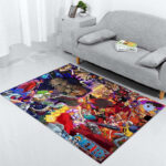 Tapis Wano Combat Luffy One Piece Tapis Chambre