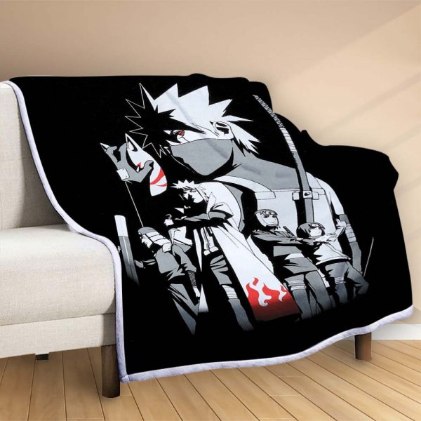 Plaid Anbu Naruto 1001 Couverture Polaire Plaid Canapé – Image 2