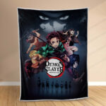 Couverture Demon Slayer Kimetsu no Yaiba Personnages 1004 Plaid Polaire Plaid Canapé