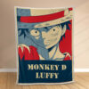 Plaid Monkey D Luffy One Piece 1003 Couverture Polaire Plaid Canapé