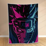 Plaid Naruto Uzumaki Personnage 1003 Couverture Polaire Plaid Canapé