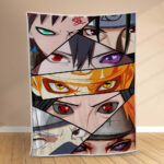 Plaid Naruto Tous les personnages 1003 Couverture Polaire Plaid Canapé