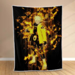 Plaid Naruto Uzumaki Personnage 1005 Couverture Polaire Plaid Canapé