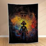 Plaid One Piece Luffy 1002 Couverture Polaire Plaid Canapé