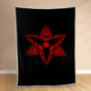 Plaid Naruto Mangekyou Sharingan Couverture Polaire Plaid Canapé
