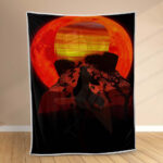 Plaid Itachi Uchiwa dans Naruto Couverture Polaire Plaid Canapé