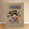 Plaid Luffy et tous les personnages 1010 Couverture Polaire Plaid Canapé