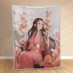 Couverture Nezuko Demon Slayer Kimetsu No Yaiba 1002 Plaid Polaire Plaid Canapé