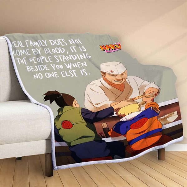 Plaid Naruto Vraie Famille Couverture Polaire Plaid Canapé – Image 2